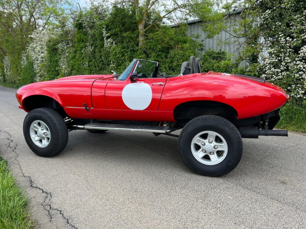 One-Off Jaguar E-Type 4×4 Monster Sits On A Range Rover Chassis