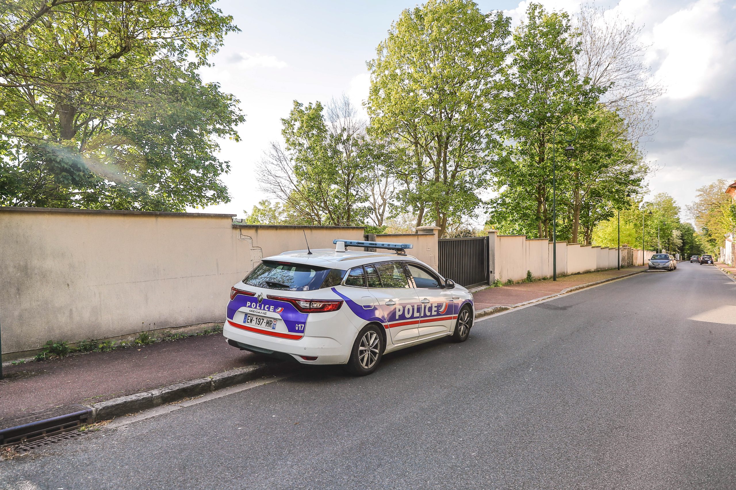 Police have been stationed outside Neymar's home