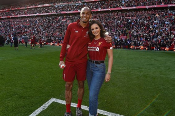 Liverpool player Fabinho's wife Rebeca Tavares shares supportive photo from  the stands at Anfield - Liverpool Echo