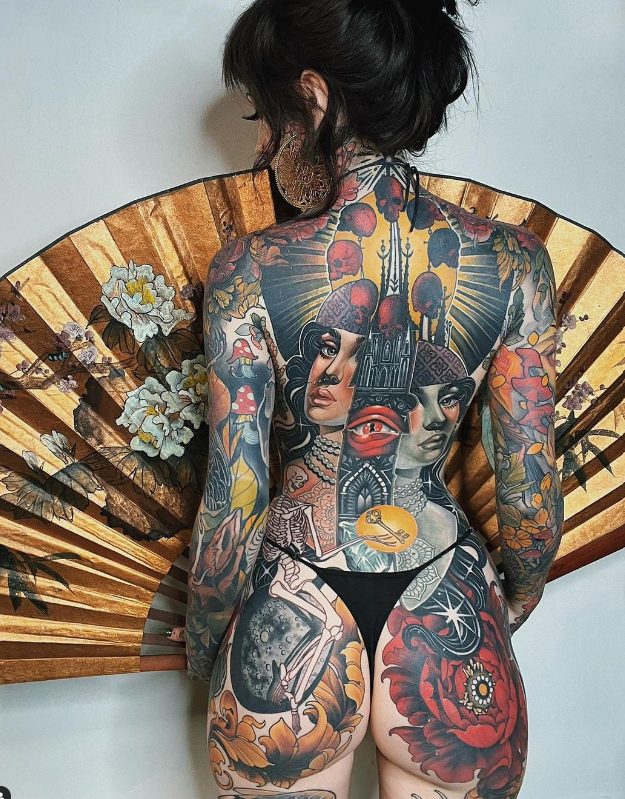 Unleashing the Creative Genius of Tattoo Artist Kat Abdy: Mastering Intricate and Imaginative Designs