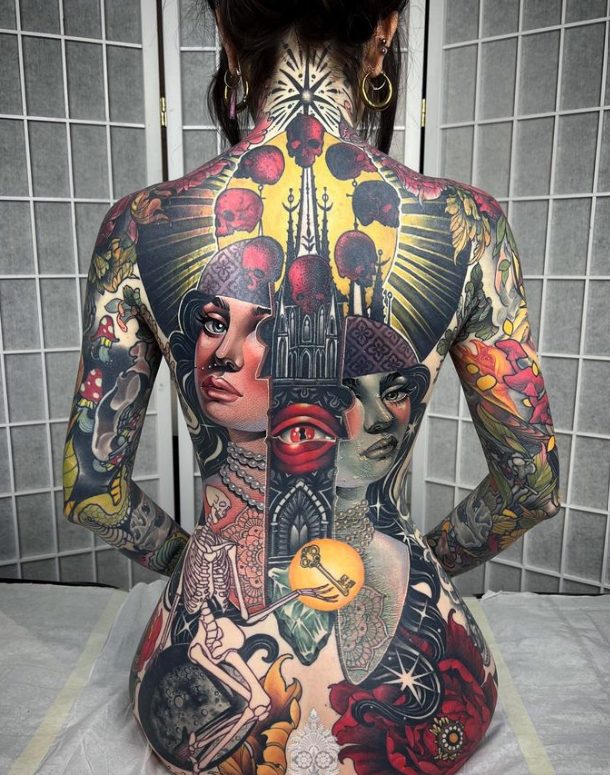 Unleashing the Creative Genius of Tattoo Artist Kat Abdy: Mastering Intricate and Imaginative Designs