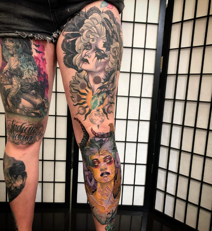 Unleashing the Creative Genius of Tattoo Artist Kat Abdy: Mastering Intricate and Imaginative Designs