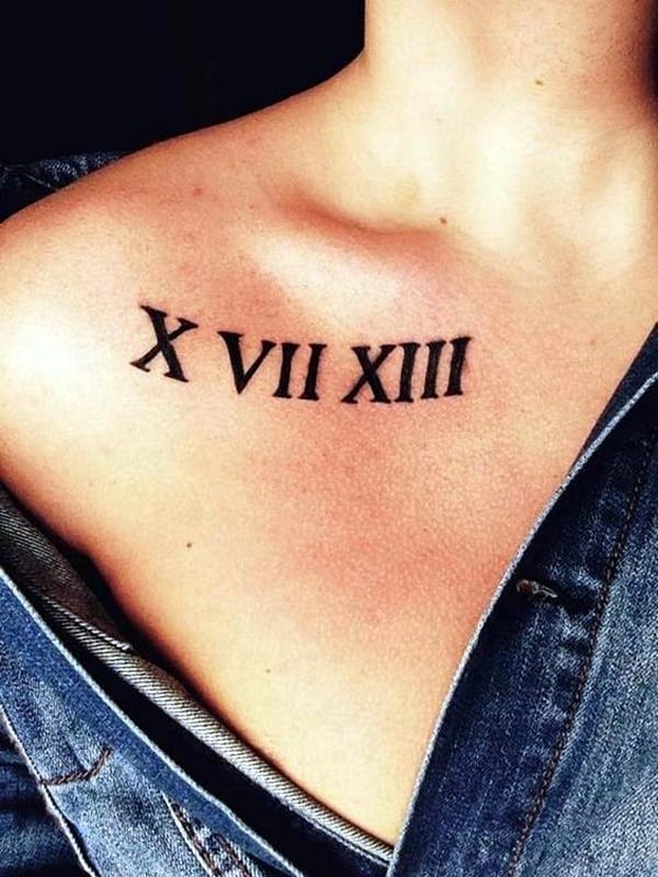 Explore 99+ Cool and Classic Designs for Roman Numeral Tattoos