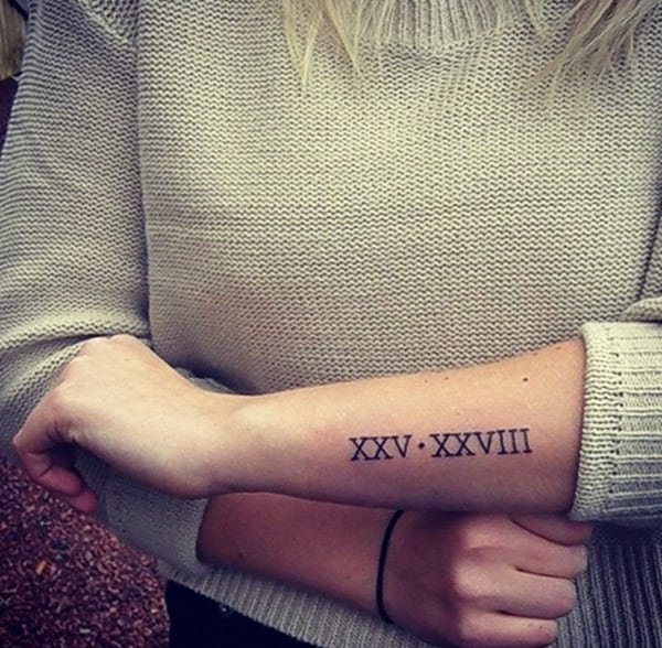 Explore 99+ Cool and Classic Designs for Roman Numeral Tattoos