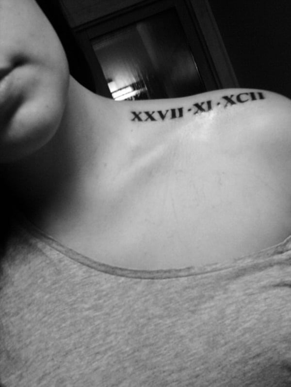 Explore 99+ Cool and Classic Designs for Roman Numeral Tattoos