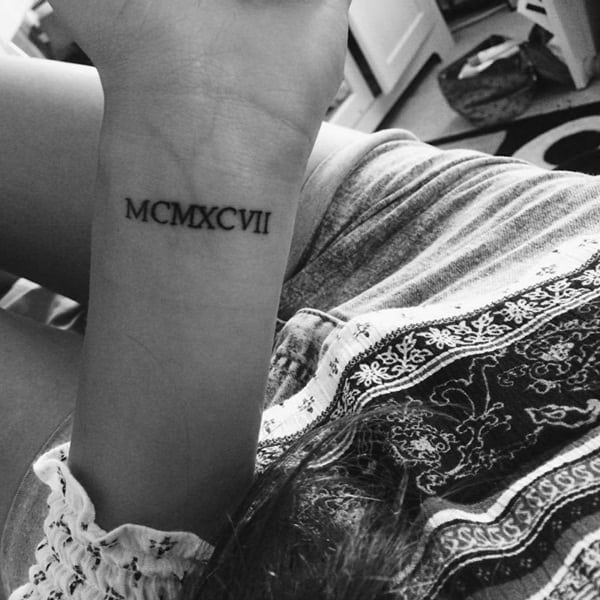 Explore 99+ Cool and Classic Designs for Roman Numeral Tattoos