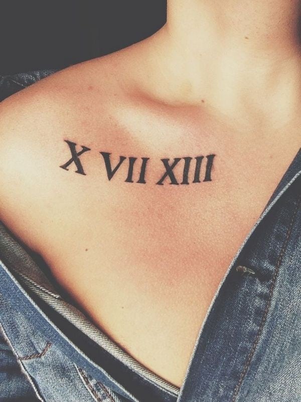 Explore 99+ Cool and Classic Designs for Roman Numeral Tattoos