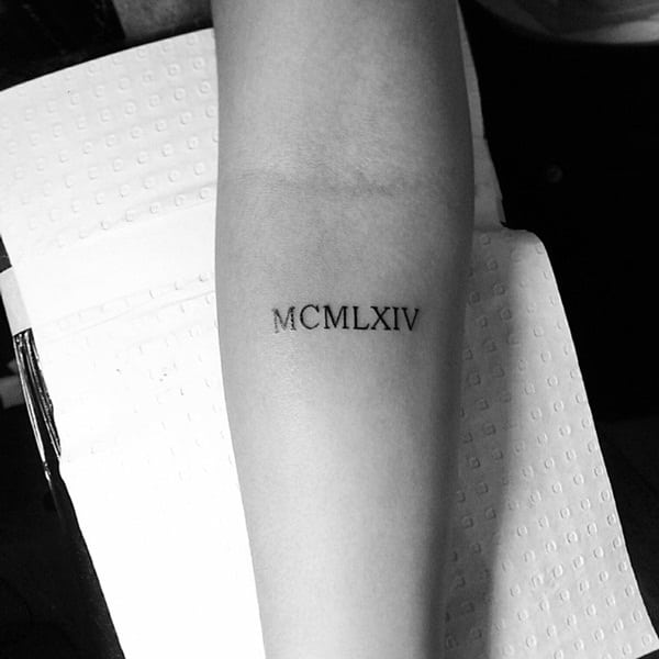 Explore 99+ Cool and Classic Designs for Roman Numeral Tattoos