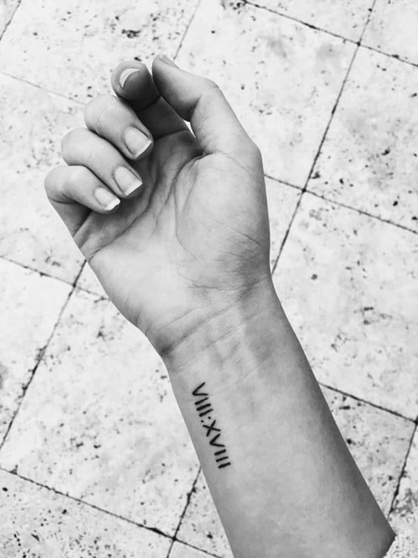 Explore 99+ Cool and Classic Designs for Roman Numeral Tattoos