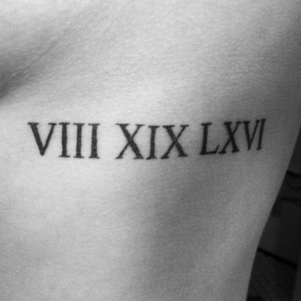 Explore 99+ Cool and Classic Designs for Roman Numeral Tattoos