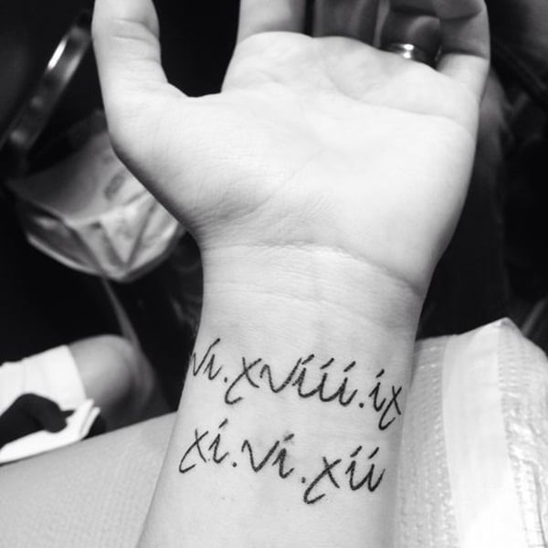 Explore 99+ Cool and Classic Designs for Roman Numeral Tattoos