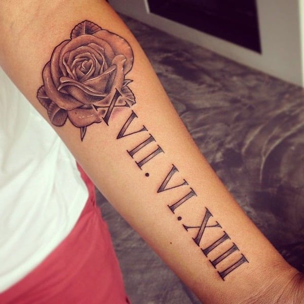 Explore 99+ Cool and Classic Designs for Roman Numeral Tattoos