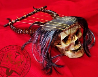 Skull Lyre - Etsy Australia