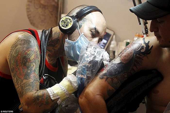 Scary images like ‘monsters’ at tattoo festivals