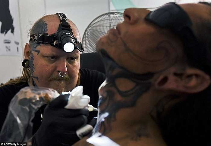 Scary images like ‘monsters’ at tattoo festivals