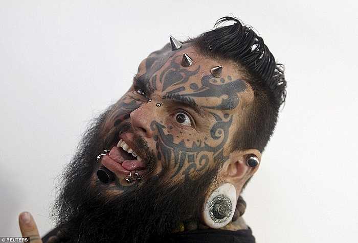 Scary images like ‘monsters’ at tattoo festivals