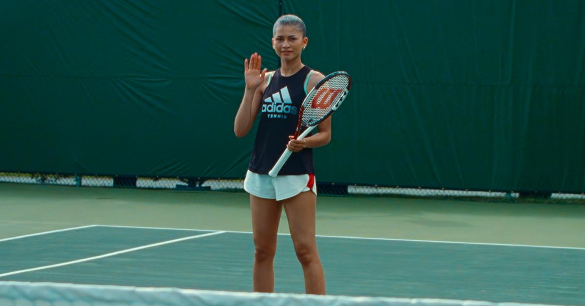 Zendaya as fictional tennis superstar Tashi Duncan in 'Challengers'