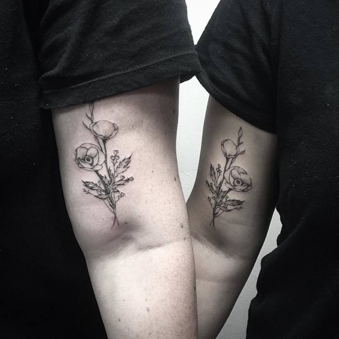 50 Powerful Matching Tattoos