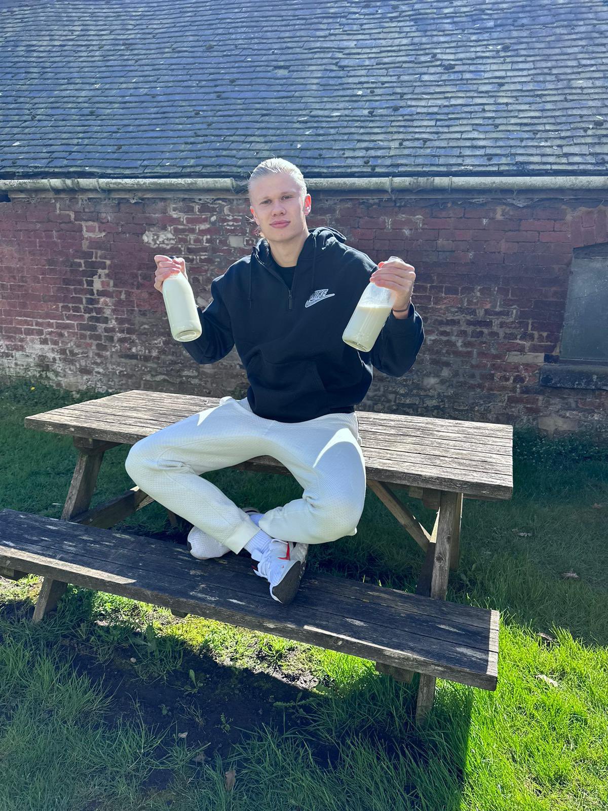 Cellular® on Twitter: "Fresh Milk is the reason why Erling Haaland keeps  scoring Hatricks 🧘‍️️ https://t.co/yxY7foi6eq" / Twitter