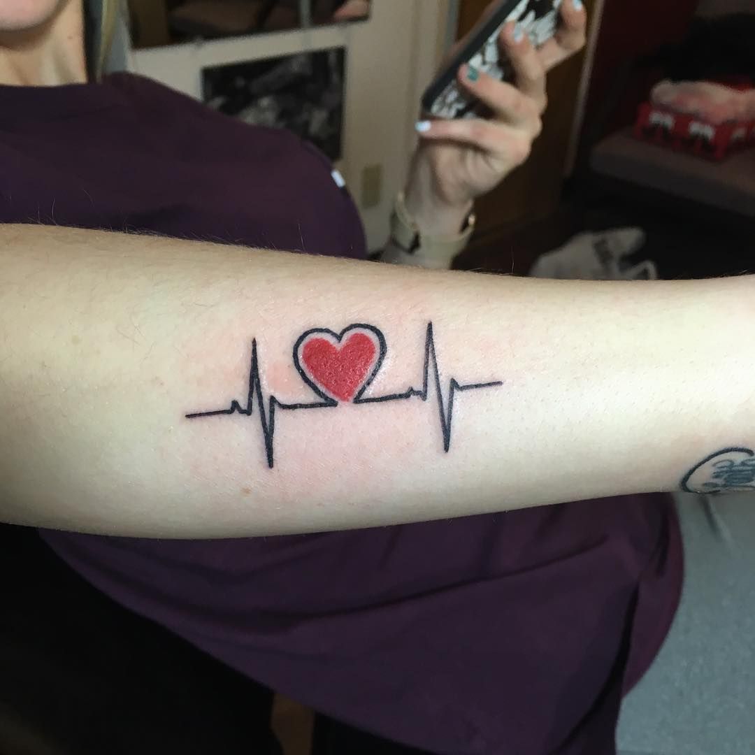 heartbeat tattoo