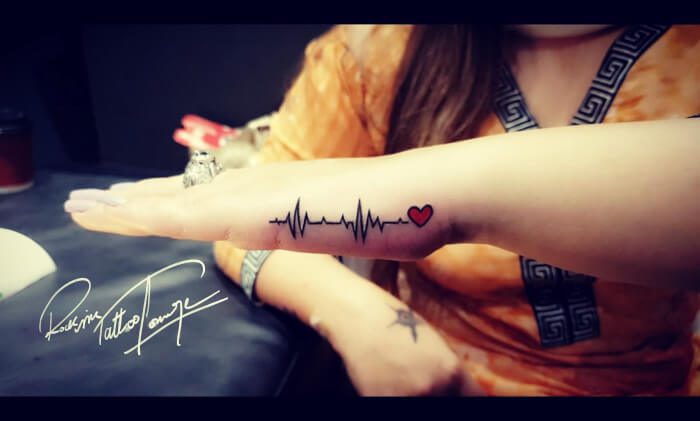 heartbeat tattoo