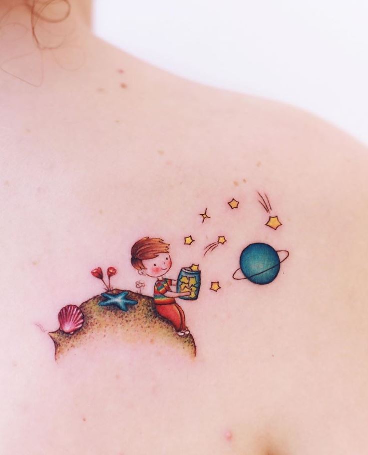 Cute minimalist watercolor tattoos you can't miss in 2023