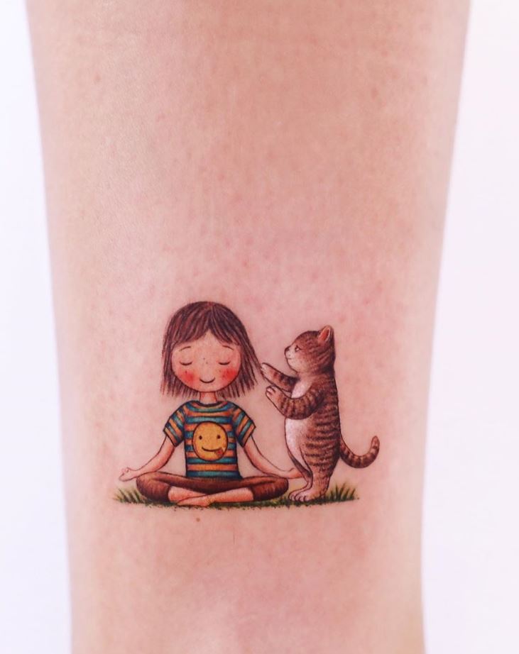 Cute minimalist watercolor tattoos you can't miss in 2023