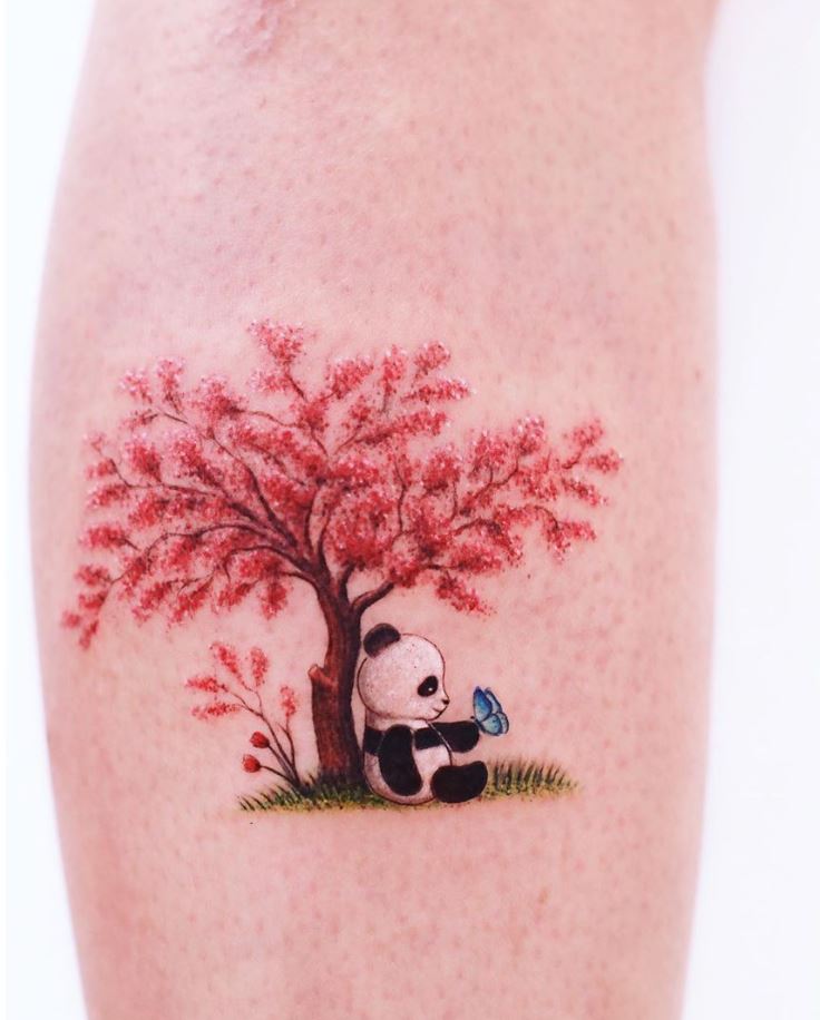 Cute minimalist watercolor tattoos you can't miss in 2023