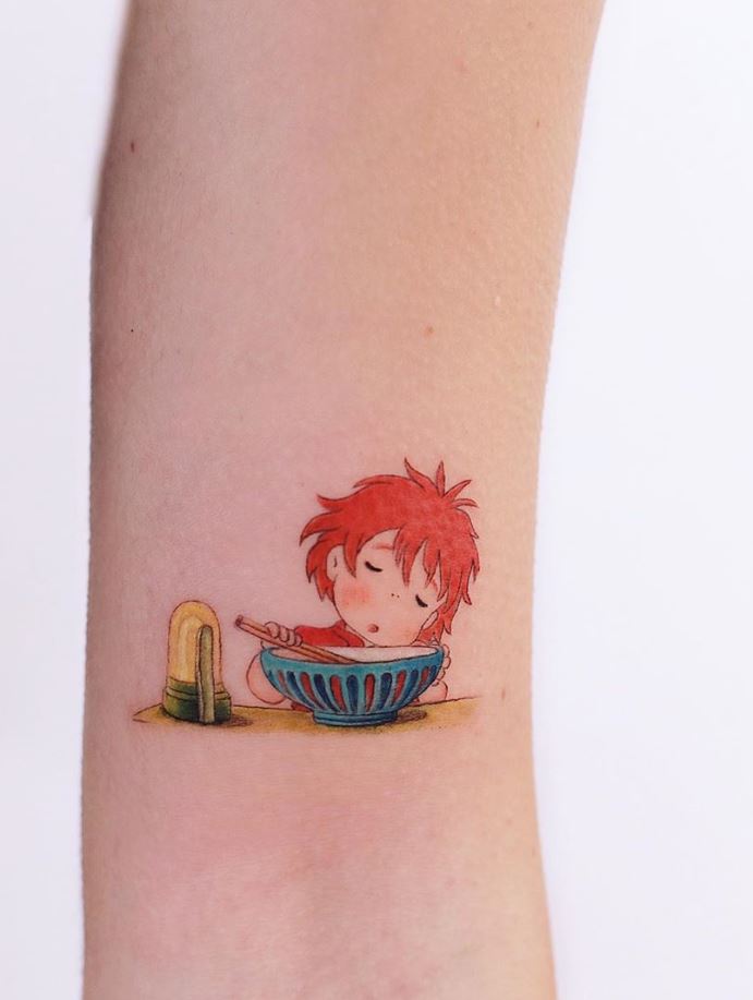 Cute minimalist watercolor tattoos you can't miss in 2023