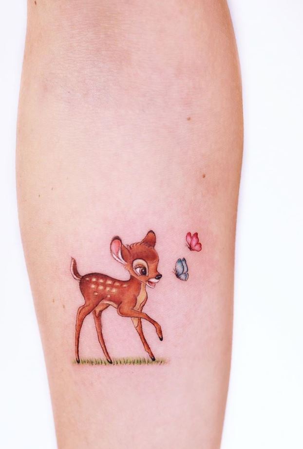 Cute minimalist watercolor tattoos you can't miss in 2023