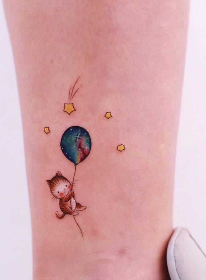 Cute minimalist watercolor tattoos you can't miss in 2023