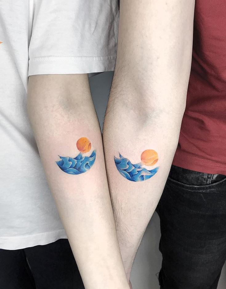Collection of meaningful tattoos to make with your lover or best friend