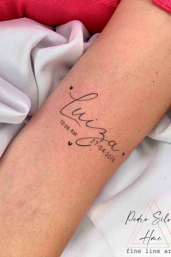 Celebrating Kids with Lovely Baby Name Tattoos