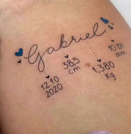 Celebrating Kids with Lovely Baby Name Tattoos