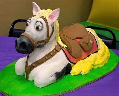 Maximus cake from the Disney movie Tangled