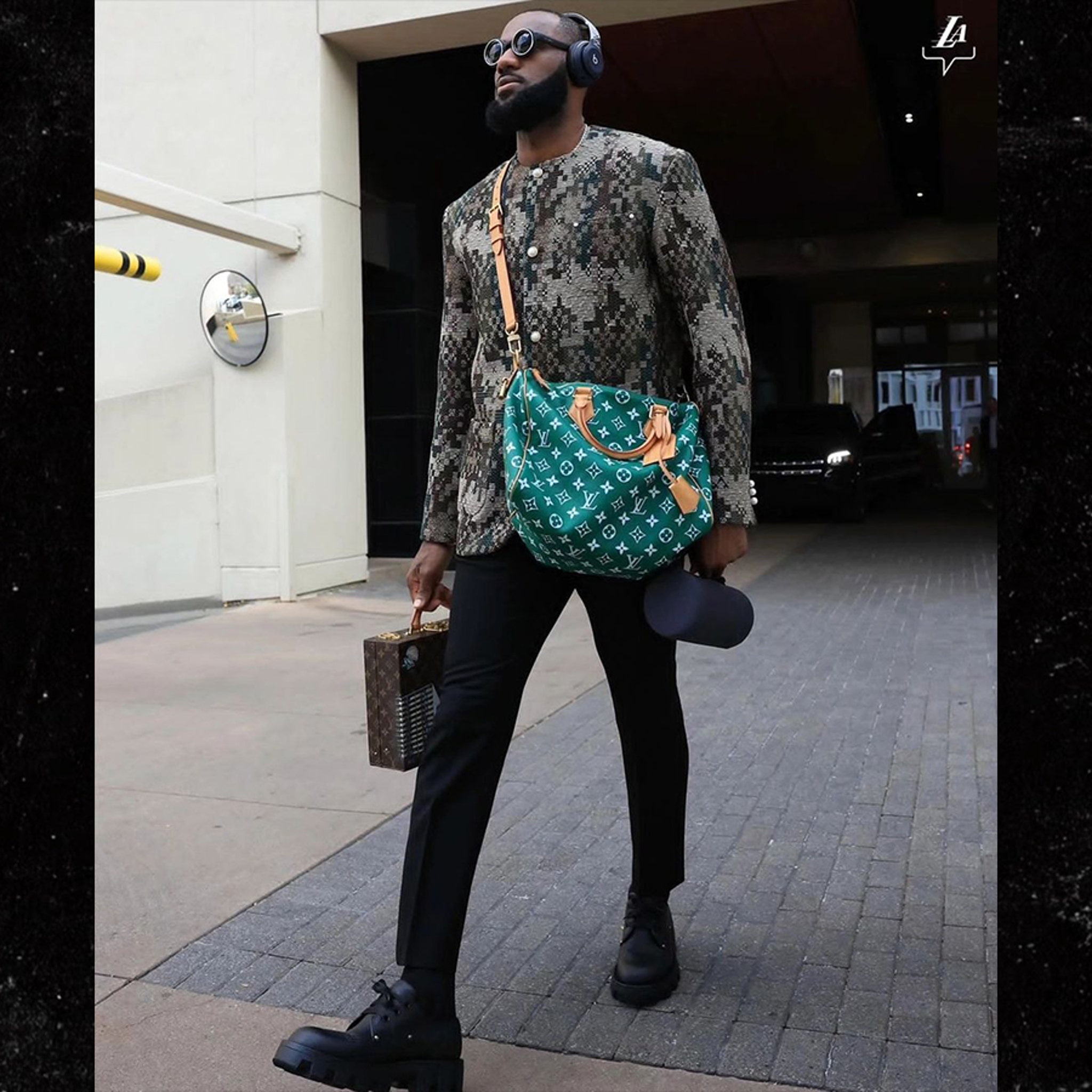 LeBron James Rocks $28K Louis Vuitton Outfit For NBA Season Opener