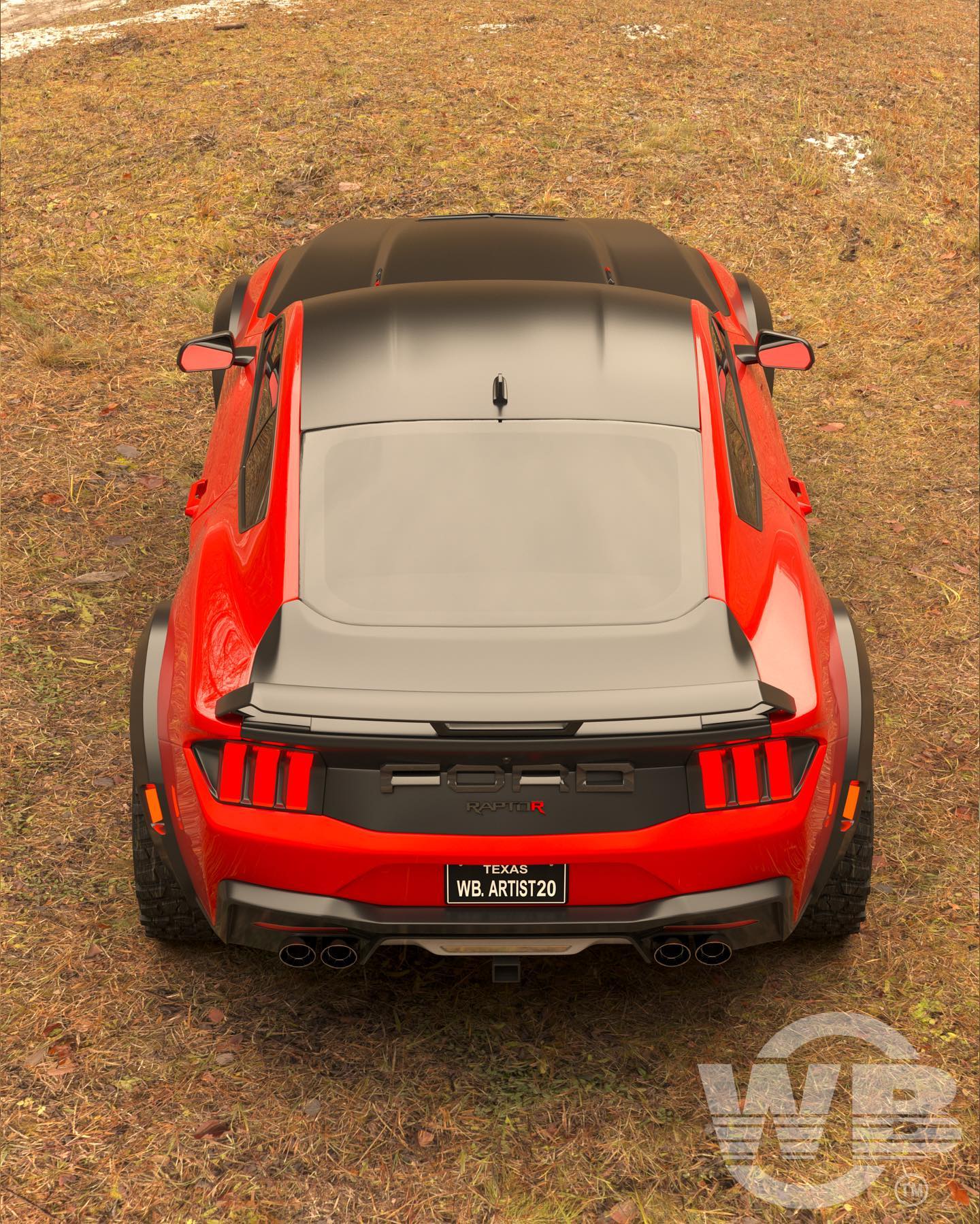 The perfect transformation 2024 Ford Mustang Raptor R Offroad