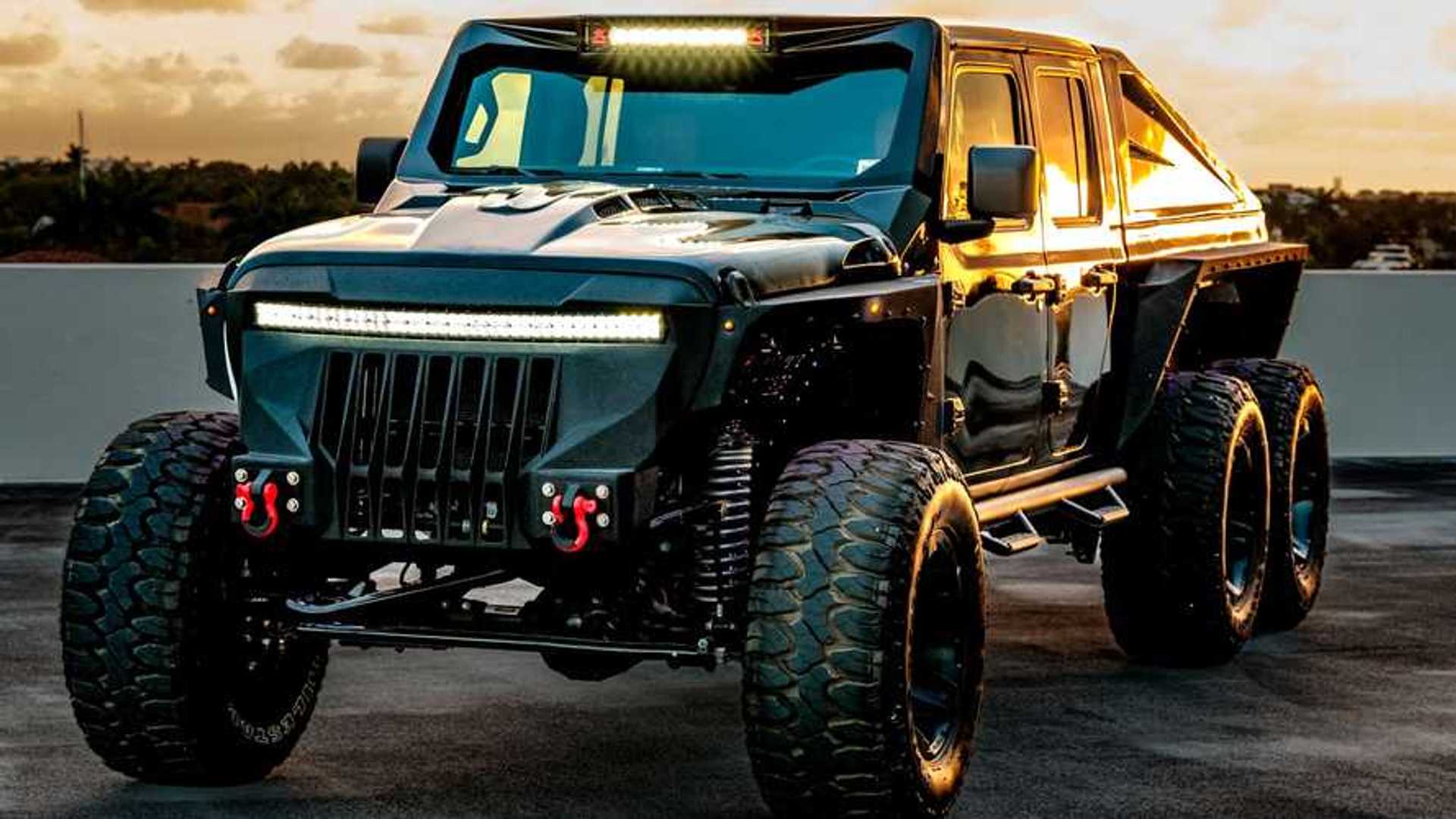 lamtac for late night adventures this x wheeled soflo jeeps off road supercar with a horsepower engine provides a safe journey 651d8e2a5933b For Late-night Adventures, This 6x6 6-wheeled Soflo Jeeps Off-road Supercar With A 705 Horsepower Engine Provides A Safe Journey.