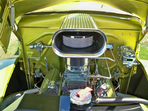 1947 Ford Gasser Pickup in Striking Lime Gold Pearl