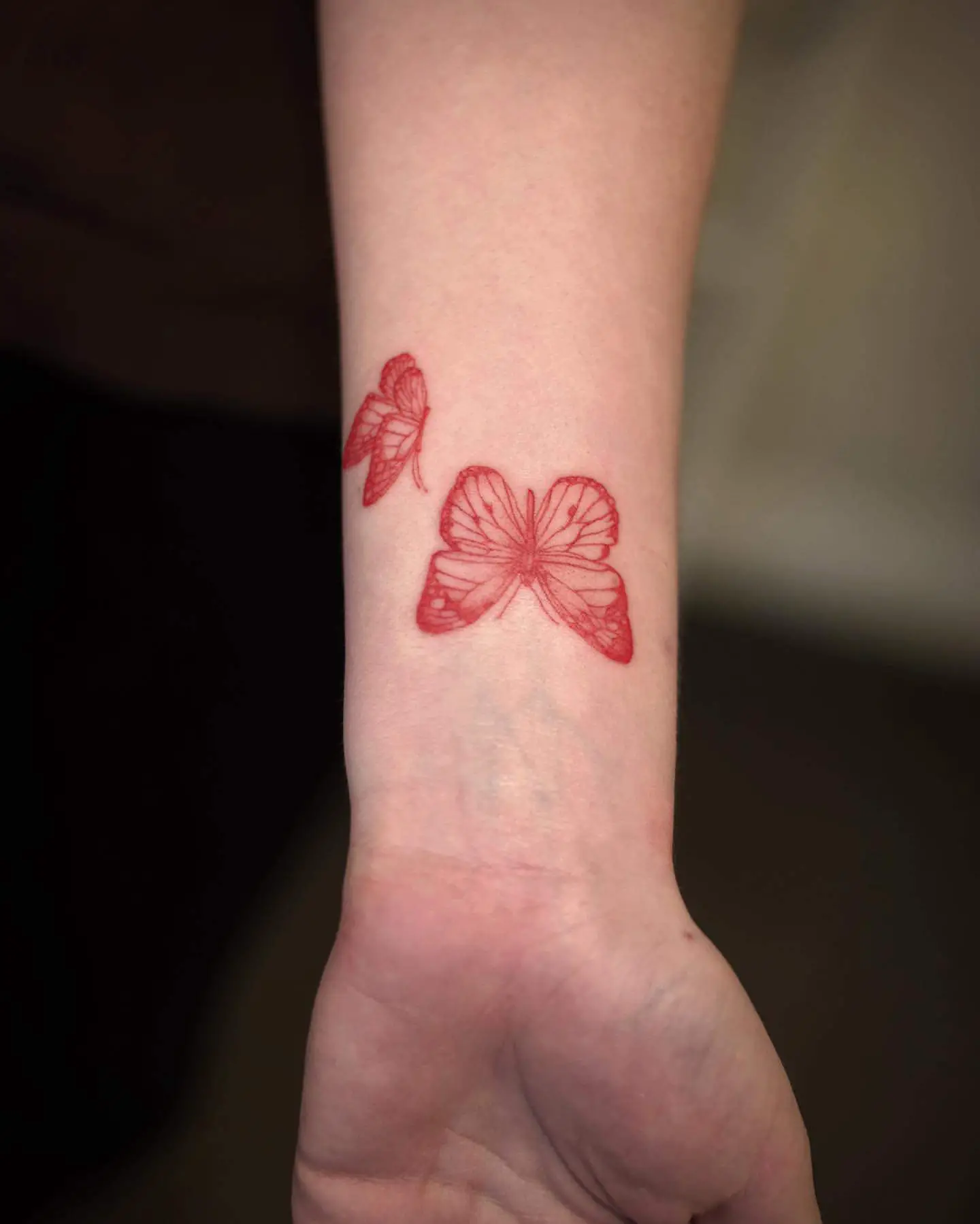 Red Butterfly Tattoo Ideas 23