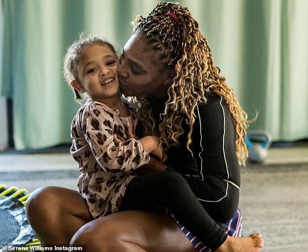 Moment Alert of Serena Williams Cherishes Cuddle Time with Daughter ...