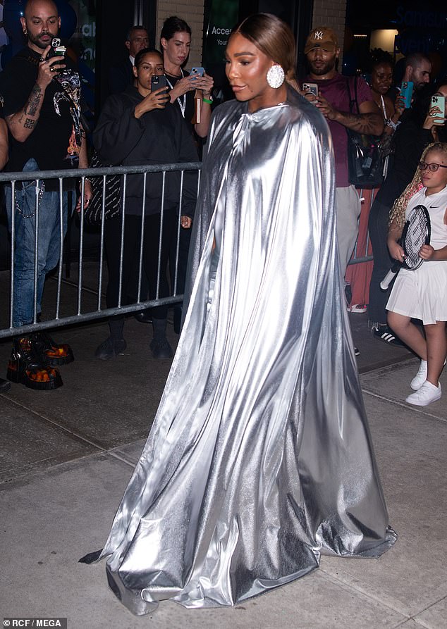 Serena Williams Shines in Metallic Gown on Vogue World Show Runway at ...