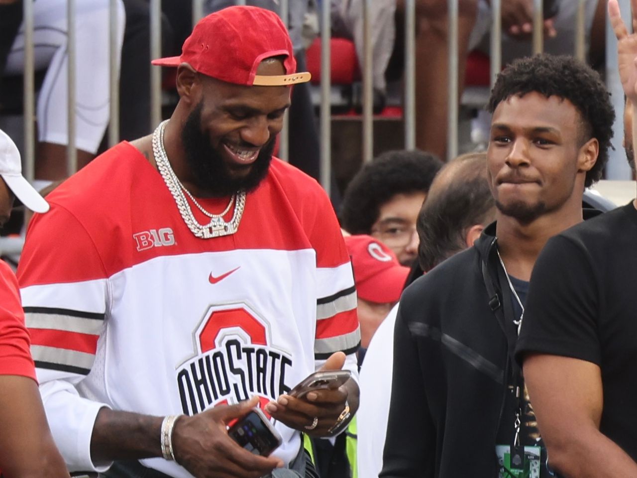 'It's happiness to see they're together and smiling' - Fans praise LeBron James’ Son Bronny James Sets NFL Goals Next