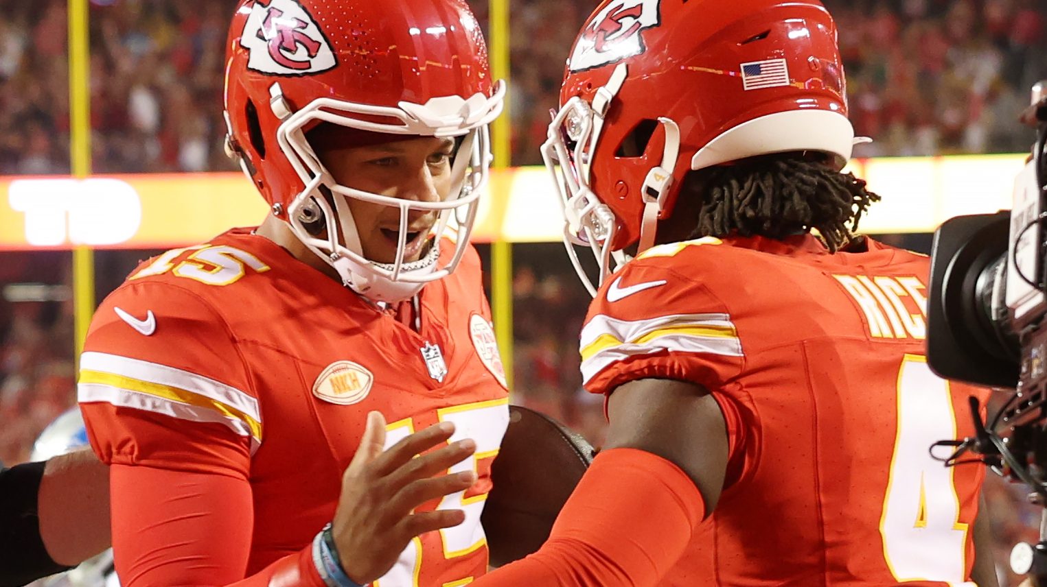 Chiefs' Patrick Mahomes & Rashee Rice Talk Chemistry vs Raiders