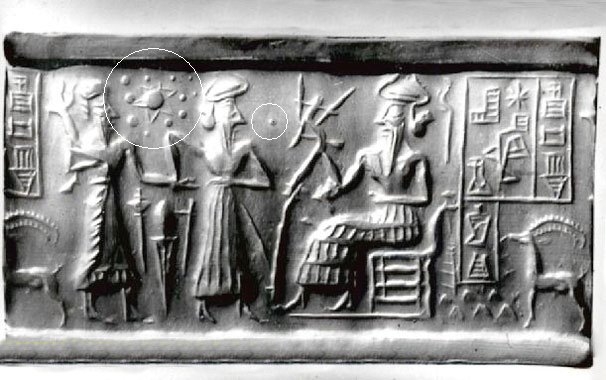 Many evidences show that Sumerian civilization received astronomical knowledge from aliens