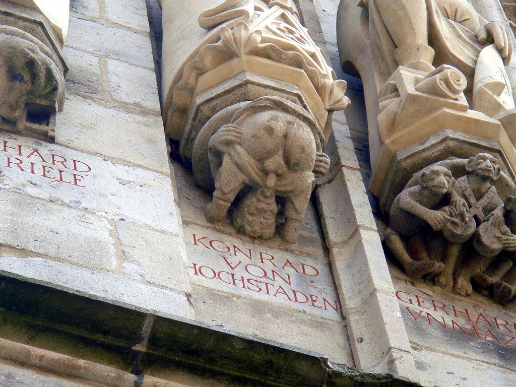 Konrad von Hochstaden Archbishop of Cologne from 13th century sucking his  own dick. : r/europe