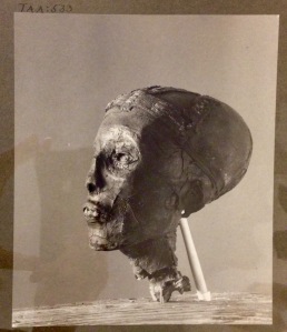 Tutankhamun’s head