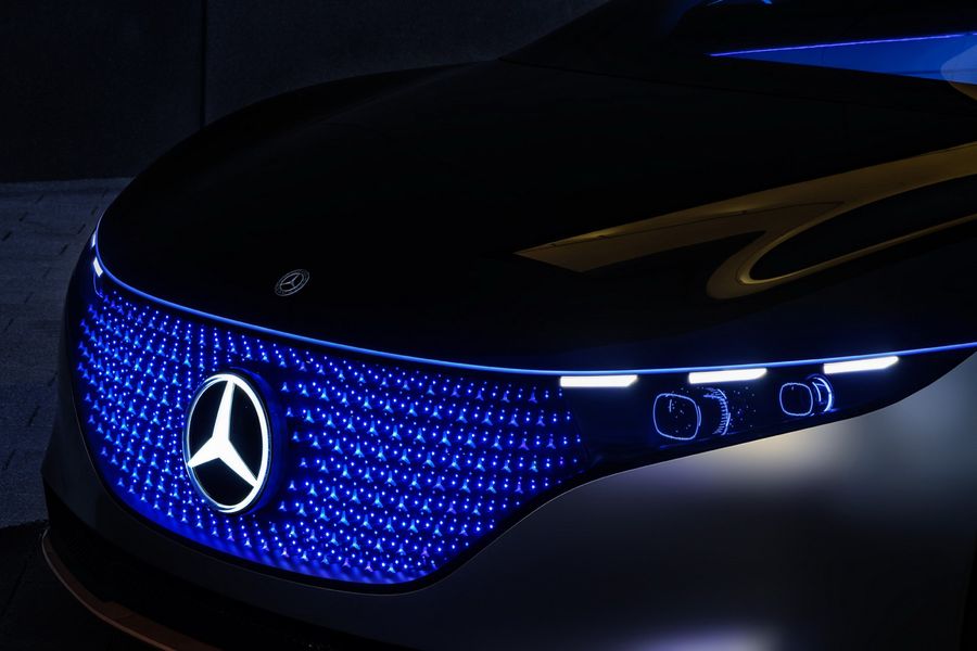 Mercedes EQS Vision - the future of luxury electric cars