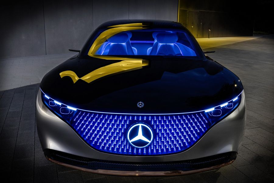 Mercedes EQS Vision - the future of luxury electric cars