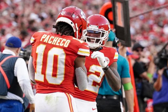 Chiefs OC Matt Nagy praises RB Isiah Pacheco's positive impact on the team